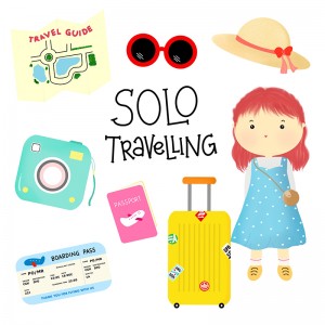 Solo Travelling Cliparts